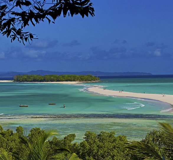 Splendor beach landscape Nosy Be Island